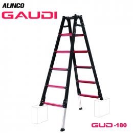 アルインコ ガウディ GUD-210 立ったまま調整 伸縮脚付き はしご兼用脚立